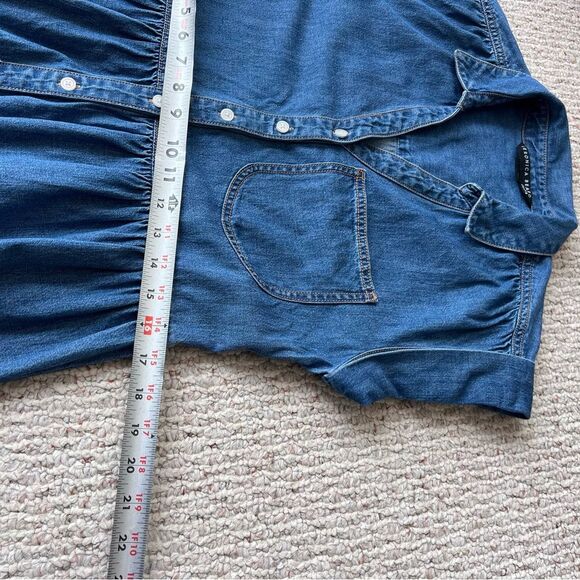 Veronica Beard Trisha Denim Mini Dress - Picture 9 of 12